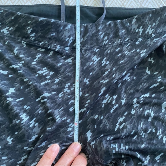 Nike Dri-Fit Leggings Confetti Pattern Gray Black - Picture 7 of 16